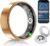 Smart Fitness and Activity Ring for Men and Women – Track Heart Rate Stress Sleep Steps and Blood Oxygen, 10ATM Waterproof Fitness Tracker for iPhone and Android, No Subscription Fee, Size 8