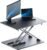 Standing Desk Converter, 25.16″ × 15.75″ Height Adjustable Laptop Stand for Desk, Sit Stand Monitor Stand, No Assembly Required for Home and Office Use (Black)