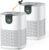 VEWIOR 2 Pack Air Purifiers for Home, Air Purifiers for Bedroom Large Room up to 1200 sq.ft with H13 HEPA Washable Filter, Aromatherapy, PM2.5 Display, Sleep Mode, Auto Mode for Dust, Smoke, Pets Hair