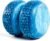 Power Systems Myo-Roller, Textured Roller Massage Therapy Aid for Recovery, Myofascial Release and Spinal Alignment, 6 x 6 Inches, Blue Marble (80675)