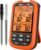 TempPro TempSpike 1000FT Wireless Meat Thermometer Digital with 2 Upgraded Ultra-Thin Probes, Kitchen Food Thermometer Cooking, Turkey, Smoker, BBQ, Grill Temperature Indicator (Previously ThermoPro)