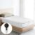 Comfytemp Heated Mattress Pad Twin Size, Foot Temp Diff Design & Preheat Function & Smart Downshift, Water-Resistant Bed Heater – 12 Heat & Timers Settings, Non-Slip Mattress Pads