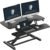 FLEXISPOT Standing Desk Converter 36″ Desk Riser, Height Adjustable Desktop Riser Sit Stand Computer Workstation, Spacious Stand Up Desk Converter for Laptop Keyboard and Monitor Setup, Black