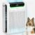 Air Purifiers for Home Large Room, Cover Up to 2600 Ft² with Washable Filters, Powerful Turbo Mode, PM2.5 Air Quality Display, 22dB Sleep Mode, Air Cleaner for Pets, HAP607, Bright White