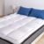 Marine Moon Mattress Topper Full Cooling Plush Pillow Top Mattress Pad Feather Bed Topper, Extra Thick Hotel Quality Down Alternative Pillow Topper Full for Back Pain, Soft Bed Toppers