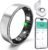 Smart Ring with Sleep Monitoring, Step Counting, Heart Rate, Blood Oxygen for iOS and Android, No Subscription Fee, IP68 Waterproof Health Tracker (Silver, 7)