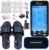 TENS Unit Muscle Stimulator with 24 Modes, 20 Intensities TENS Machine for Gradual Back Pain Relief Therapy, Rechargeable EMS Unit Massager with 10 TENS Electrode Pads,Slippers and Massager Belt