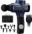 LifePro Sonic Pro Handheld Electric Massage Gun – Deep Tissue Percussion Massager Gun with 10 Speeds & 9 Heads – Muscle Massager for Athletes Back, Legs, Arms