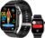 Smart Watch for Men Women, 2.04″ AMOLED Color Screen, 24/7 Heart Rate, Blood Oxygen, Blood Pressure, Sleep and Stress Health Monitor, Blood and Body Composition Insights, 150 Sports Modes (Black)