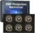 6 Pieces Blocker Protection Neutralizers Stickers for Cell Phones Tablets Laptops Computer WiFi Printer TV Electronic Devices Black