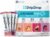 DripDrop Zero Sugar Plus – Sugar Free Hydration Packets – Single Serve Electrolytes Powder Drink Mix – Strawberry Kiwi, Peach, Cherry Limeade, Wild Berry – Non-GMO, Vegan – 16 Sticks