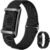 Smart Bracelet Fitness Trackers for Men Women, Smart Watch 24/7 Heart Rate Sleep Stress HRV Monitor, 170+ Sports Modes, 2 Bands, Free APP