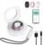 Smart Ring for Women Men, Health Fitness Tracker, IP68 Waterproof Rings, Sleep Ring with Charging Case and Ring Protector, Remote Photography, Family Care, No App Fees (Lavender Pink, 10#)