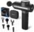 MERACH Pro-Grade Massage Gun, Quiet Massage Gun Deep Tissues, 12MM Percussion Massager Tools for Muscles Shoulders Legs Body Pain Relief, Handheld Massager with 6 Heads & 5 Speeds, Gift for Him