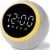 Sound Machine Alarm Clock for Sleep: Digital Alarm Clocks for Bedrooms, 25 Soothing Sounds, 7 Gentle Wake-up Sounds, 16 Adjustable Volume & Timer, Memory Function (Gray)