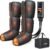 JZBRAIN Leg Massager with Heat and Compression : Foot and Calf Massager for Circulation and Pain Relief, Sequential Compression Boots with 6 Modes, 9 Intensity, 3 Heat