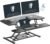 FLEXISPOT 36-inch Standing Desk Converter Height Adjustable Sit to Stand Up Workstation, Dual Monitor and Laptop Riser with Wide Keyboard Tray, Black