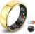 Smart Ring for Women Men,Fitness Tracker Ring,Heart Rate,Blood Oxygen,Step Tracker,Sleep Tracker,Meditation Assistance,No Subscription Fee,IP68 Waterproof Smart Ring for iphone&Android(Gold 8)