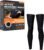 Incrediwear Leg Sleeve 2pk – Full Length Long Leg Sleeve for Leg Pain Relief & Muscle Recovery, Helps Reduce Swelling & Inflammation, Promotes Circulation, Leg Sleeves for Men & Women (Black, Large)