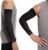 Copper Compression Arm Sleeve – Copper Infused Full Arm Brace for Forearm, Bicep, Triceps – Tennis Elbow, Basketball, Golf, Arthritis, Tendonitis, Bursitis, Post Surgery Rehab – Odor Resistant – Black – L