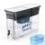 Waterdrop WFD-40L-A Water Filter Dispenser, Alkaline Filtration Water Filter Pitcher, Large 35-Cup, Up to PH 9.5, Healthy, Clean & Toxin-Free Mineralized Water, 100-Gallon, BPA Free, Black