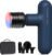 Sharper Image Deep Tissue Percussion Massage Gun, Powerboost Move Evo Hot & Cold Rechargeable Handheld Massager, 4 Adjustable Speeds, 5 Attachment Heads & Carrying Case, for Muscle Pain Relief, Blue