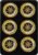 EMF Stickers Blocker Neutralize Shield Protection from Cell Phones cased and Electronic Devices WiFi 5G Tablets Laptops Computers Monitors (6Pcs Golden)