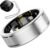 Smart Ring Health Tracker, Fitness Tracker Ring for Women Men, Monitoring of Pedometer, SpO2, Sleep Quality, Heart Rate, No Subscription Fee, Sport Rings for iOS & Android (Silver 7)