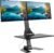 Mount-It! Double Monitor Electric Standing Desk Converter – 2 Screens Stand Up Desk Riser – Height Adjustable Desktop & 2 Mounts for Screens up to 32″, Sit-Stand Convertor for Home, Office, School