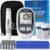 CareLiving MM1100 Blood Glucose Monitor Kit with 100 Test Strips, 100 Lancets, 1 Blood Glucose Meter, 1 Lancing Device, Diabetes Testing Kit, Portable Blood Sugar Test Kit, Glucometer Kit for Home