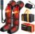 Leg Compression Massager with Heat, Air Compression Boots for Circulation & Pain Relief, 6 Modes, 9 Intensities, 3 Heating, Gifts for Women Men Dad Mom Seniors
