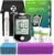 AUVON Blood Glucose Monitor Kit for Accurate Test, Diabetes Testing Kit with 100 Glucometer Strips, 100 30G Lancets and Lancing Devices, DS-W Portable Sugar Test Kit, No Coding