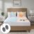 Beautyrest Heated Mattress Pad King – Electric Bed Warmer Cool to Touch, All Seasons Cover, 5 Heat Level, Auto Shut Off, Deep Pocket – Machine Wash Electric Mattress Pad, UL Certified, White, Queen
