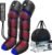 Leg Massager with Heat and Compression for Circulation and Pain Relief, Leg Compression Massager for Feet, Calves and Thighs, with Handheld Controller, 9 Intensities, 6 Mode, 3 Heat, USA Owned