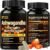 SoundHealth Organic Ashwagandha Capsules Supplement – 120 Capsules (60 Servings)