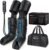 SHINE WELL Air Compression Leg Massager for Circulation and Pain Relief, Foot Calf Thigh Massager for Leg Swollen and Soreness, Gifts for Mom and Dad