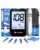 LinkSun G-425-2V Blood Glucose Monitor Kit, 100 Test Strips, 100 Lancets, High Accuracy Blood Sugar Monitor, Lancing Device, Control Solution & Travel Diabetic Organizer Bag, Large Display, No Coding