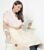Radia Smart® 5G Blocking, EMF Protection Baby Blanket, Pregnancy Belly Shielding, Organic Cotton, Cream, 35”x30