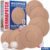 25-Pack CGM Adhesive Patches to Secure CGM Sensor, Waterproof and Latex Free CGM Sensor Patches for 7 Days,Pre-Cut Adhesive Tape, Continuous Glucose Monitor Protection Cover, No Glue in Middle (Tan)