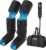 FIT KING Air Compression Leg and Foot Boots Massager for Circulation from Foot to Thigh to Relieve Pain, Swelling, Edema – Pressure Sensor & LCD Display & 3 Timer Optional