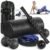Foam Roller Set – High Density Back Roller, Muscle Roller Stick,2 Foot Fasciitis Ball, Stretching Strap, Massager Ball for Whole Body Physical Therapy & Exercise, Yoga, Back Pain, Leg, Deep Tissue