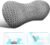 Lumbar Support Pillow for Office Chair, Memory Foam Lumbar Pillow for Lower Back Pain Relief (Grey)