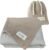 E.M.F Lap Blanket – Organic Cotton Crepe with EcoMesh™ Tech Silver Liner – Compact Travel Size with Carry Bag – 31 x 35 in (79 x 89 cm) – Lightweight for Everyday Device Environments