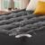 BEDLORE Queen Mattress Topper Viscose Derived from Bamboo, Thick Pillow Top Mattress Pad with Stretchable Pockets for 6-18 inches Mattress, Soft Mattress Topper for Back Pain Relief(Dark Gray)