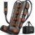 JZBRAIN Air Compression Leg Recovery Boots : Sequential Full Leg Compression Massager System for Muscle Relaxation & Relief – 11 Intensity 6 Modes 3 Heat for Athletes & Gym (Medium)