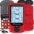 NEOCARBON TENS Unit Muscle Stimulator, EMS Massager Machine for Shoulder, Neck, Sciatica and Back Pain Relief, Electronic Pulse Massage Physical Therapy, Red